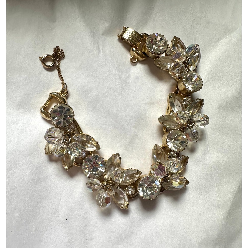Juliana Crystal Dangle Rhinestone Bracelet - Picture 5 of 7